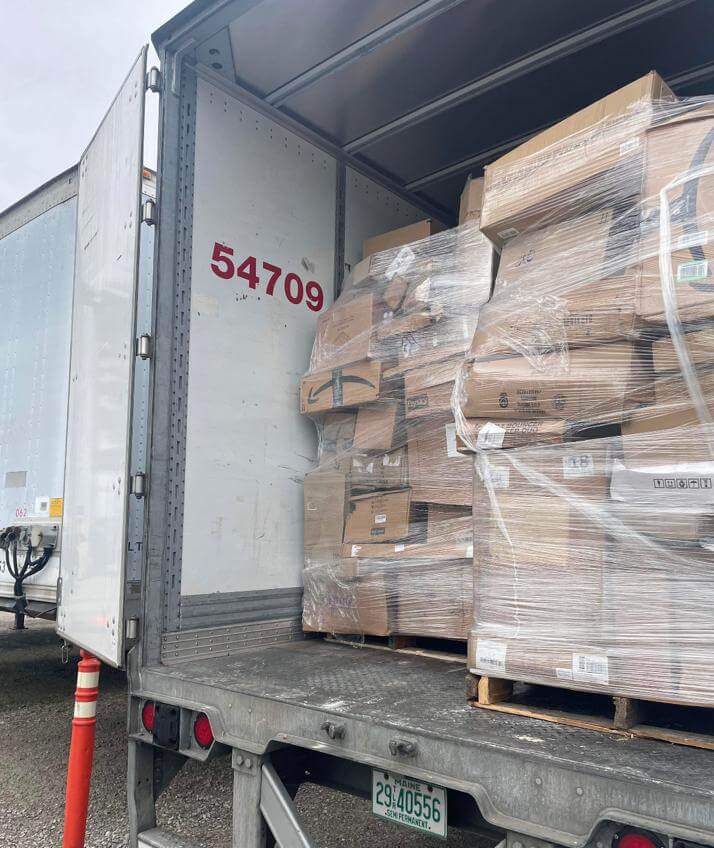liquidation pallets for sale truckload