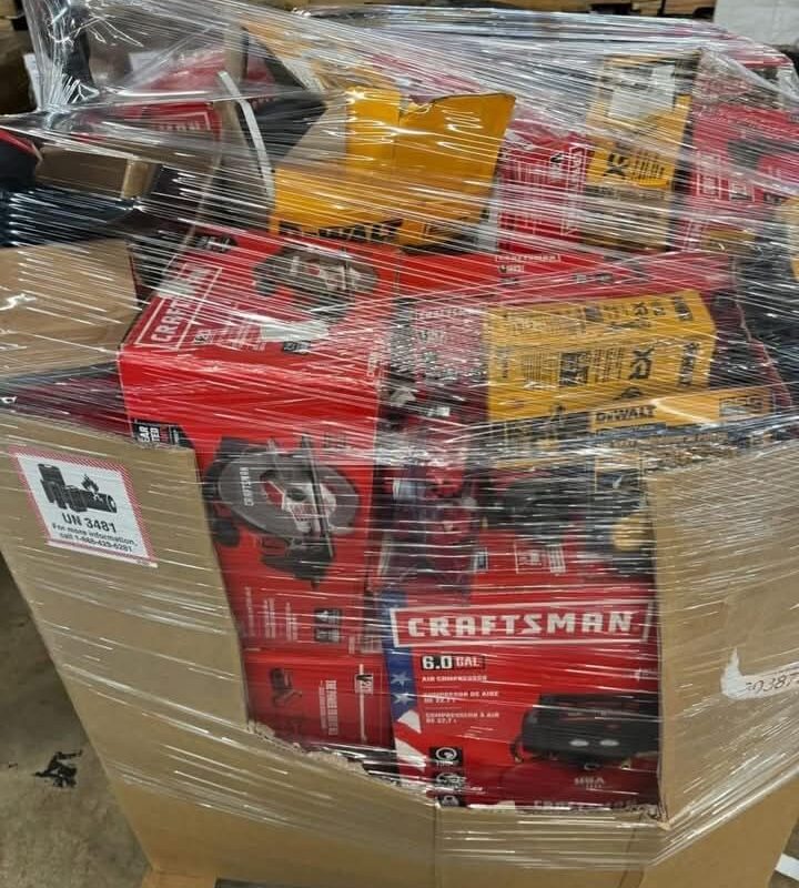 tools liquidation pallets hardware power tools bulk resale inventory