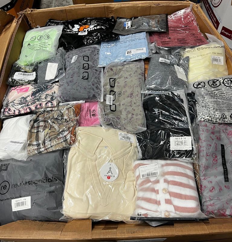 clothes pallets mixed apparel bulk clothing resale