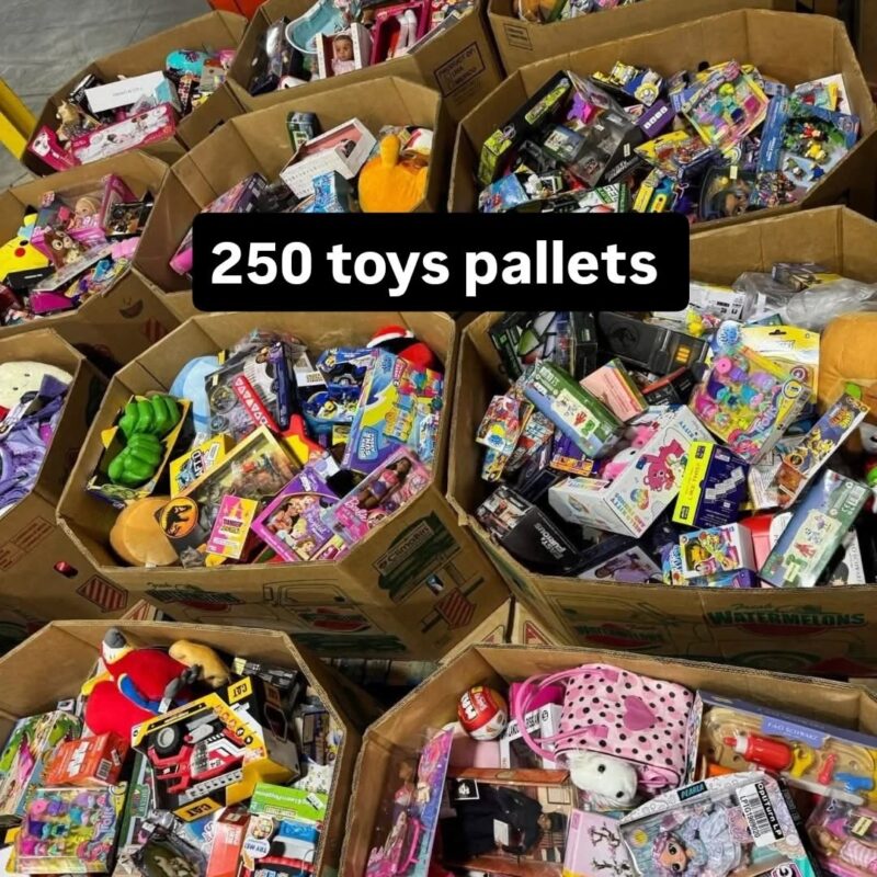 toys truckload pallets bulk kids toys