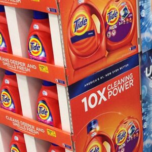 tide detergent pallet (household essentials load)