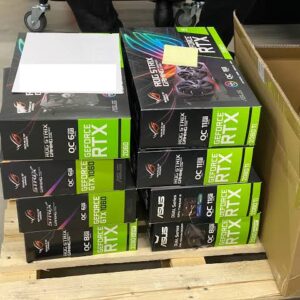 gaming graphic cards pallets (available in pallets of 12 and 24 pieces)