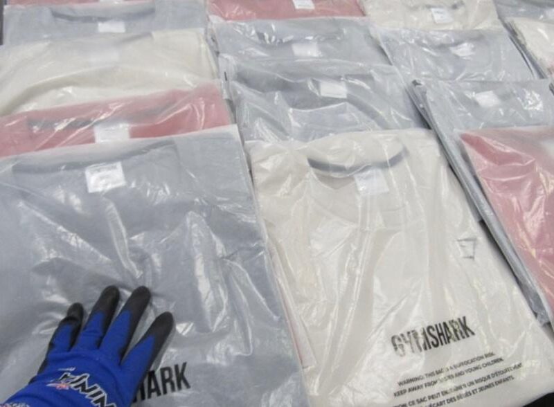 Gym Shark Clothing Pallets 350 Pieces Fitness Apparel Wholesale Bulk