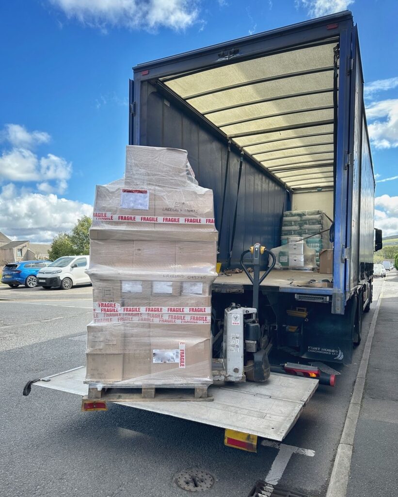 shipping and delivery liquidation pallets