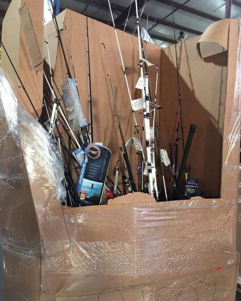 fishing tackle liquidation inventory