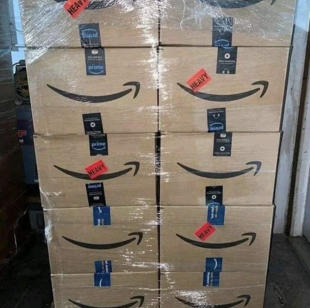 amazon mystery box pallets