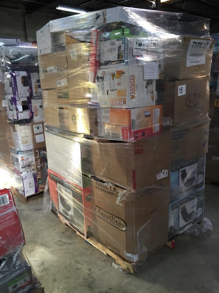 overstock general merchandise pallets