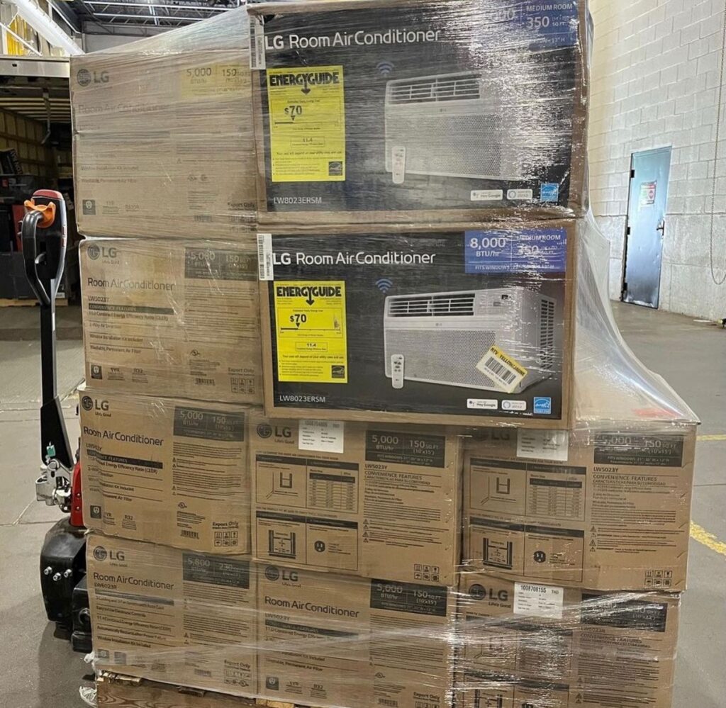 HVAC liquidation merchandise