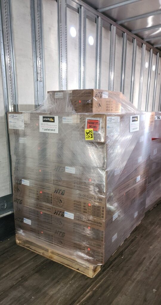 reseller inspecting furniture truckloads