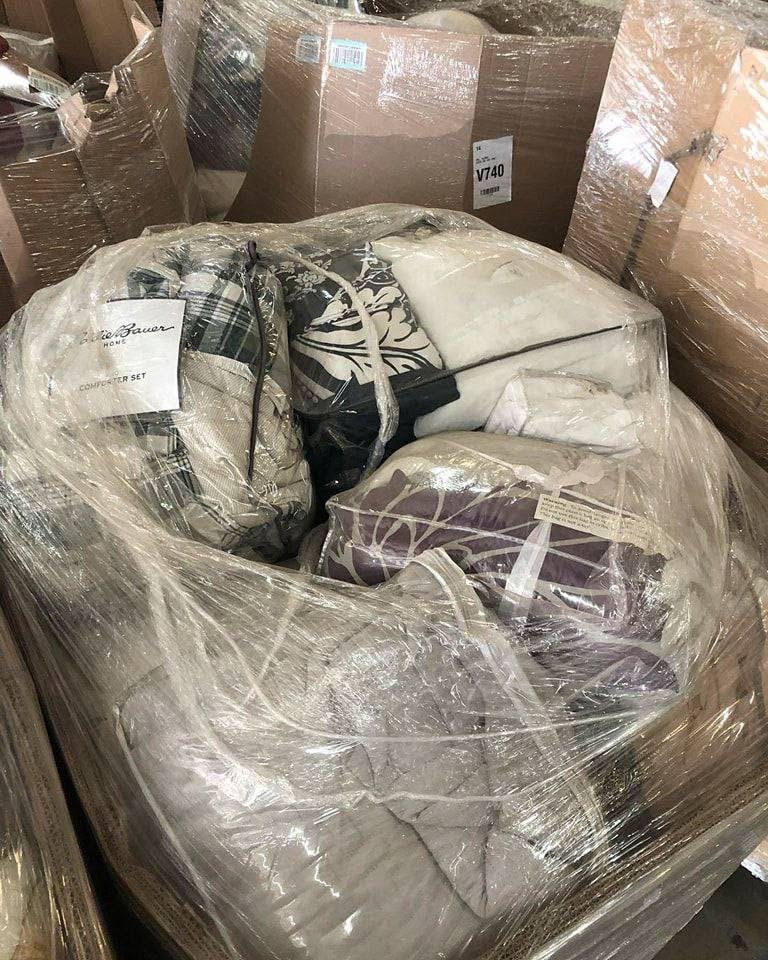 bedding liquidation pallets