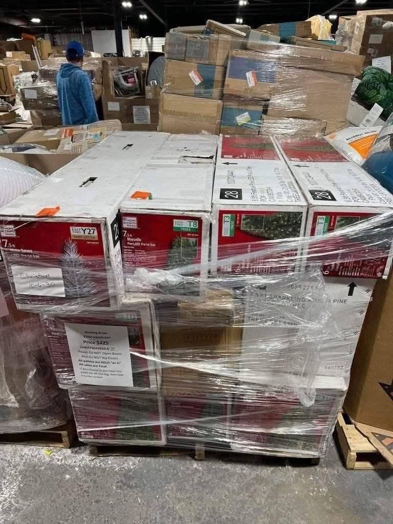 holiday liquidation pallets