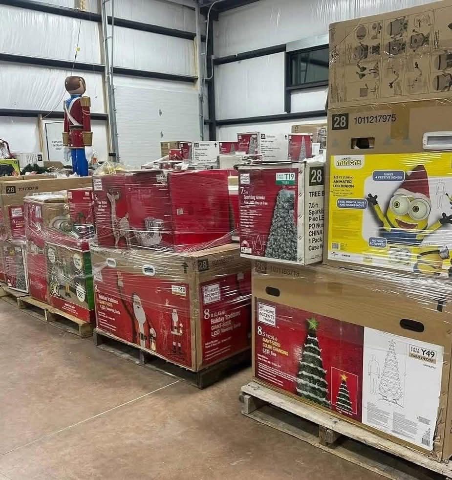 Christmas warehouse inventory