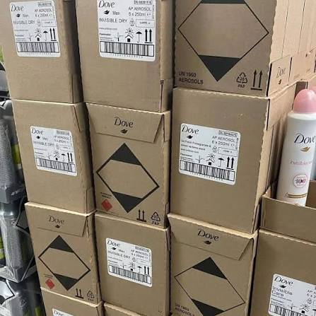 Dove cream liquidation pallets