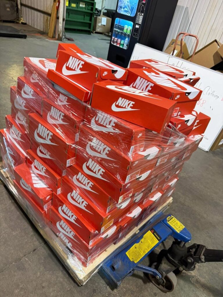 Nike sneaker liquidation pallets