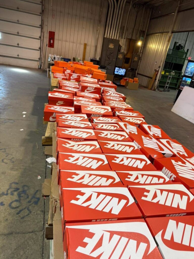 Wholesale Nike footwear liquidation inventory