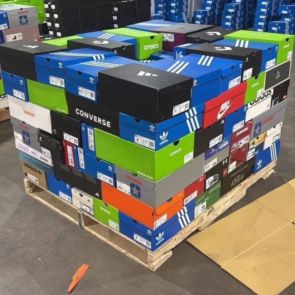 Mixed Sneaker Shoes Liquidation Pallets: Buy Wholesale Sneaker Inventory for Maximum Resale Profits Branded sneaker wholesale inventory