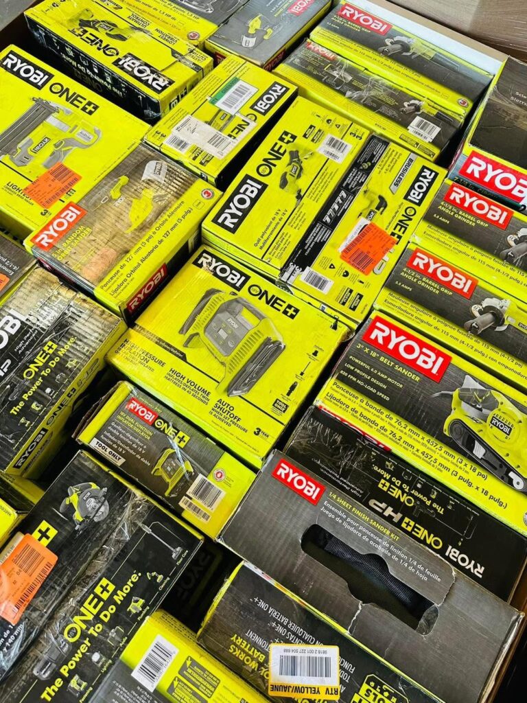 Ryobi Tools Liquidation Pallets – Wholesale Ryobi Power Tool Inventory for Resellers Ryobi power tool wholesale inventory