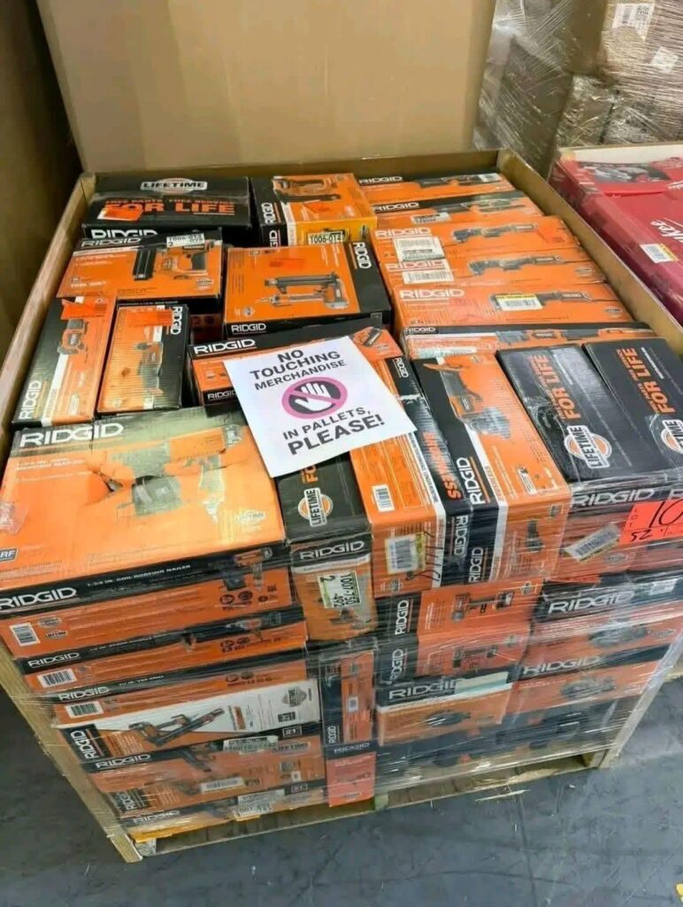 Rigid Power Tools Liquidation Pallets – Wholesale RIDGID Tool Inventory for Resellers RIDGID tool inventory for resale