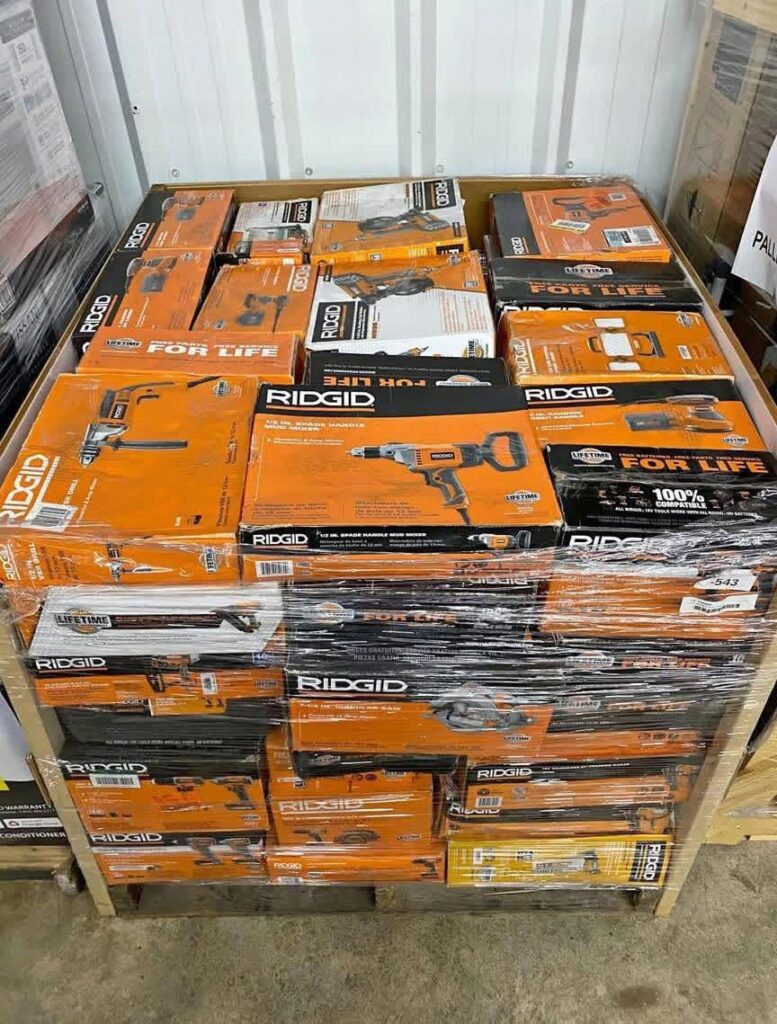 Rigid Power Tools Liquidation Pallets – Wholesale RIDGID Tool Inventory for Resellers RIDGID power tool wholesale inventory