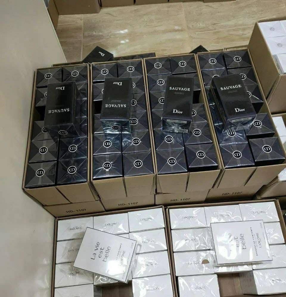 Wholesale perfume inventory pallets