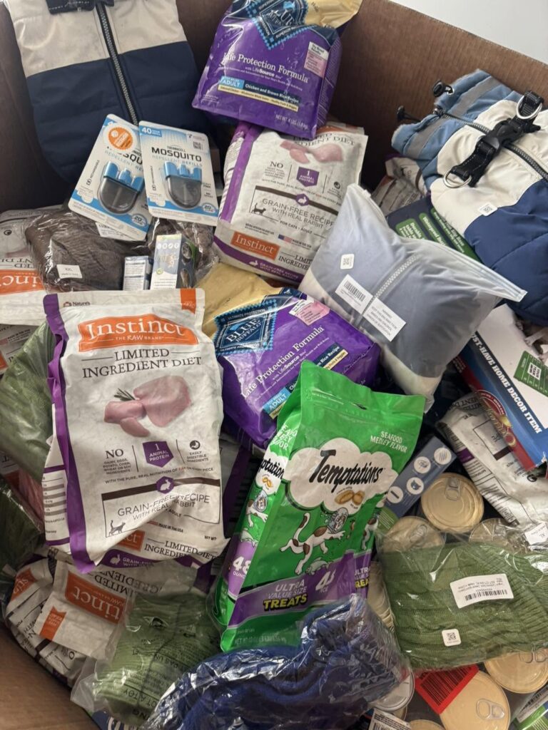 Bulk pet food inventory for resale
