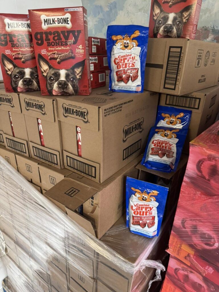 Wholesale pet food liquidation inventory