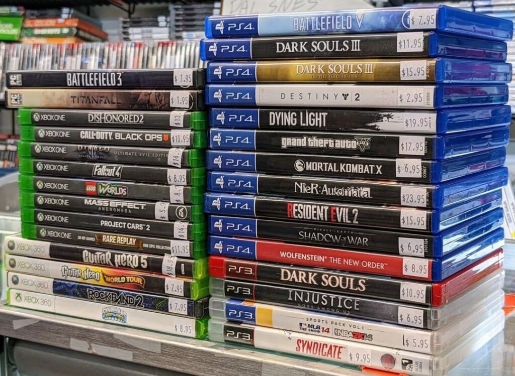 Wholesale video game inventory