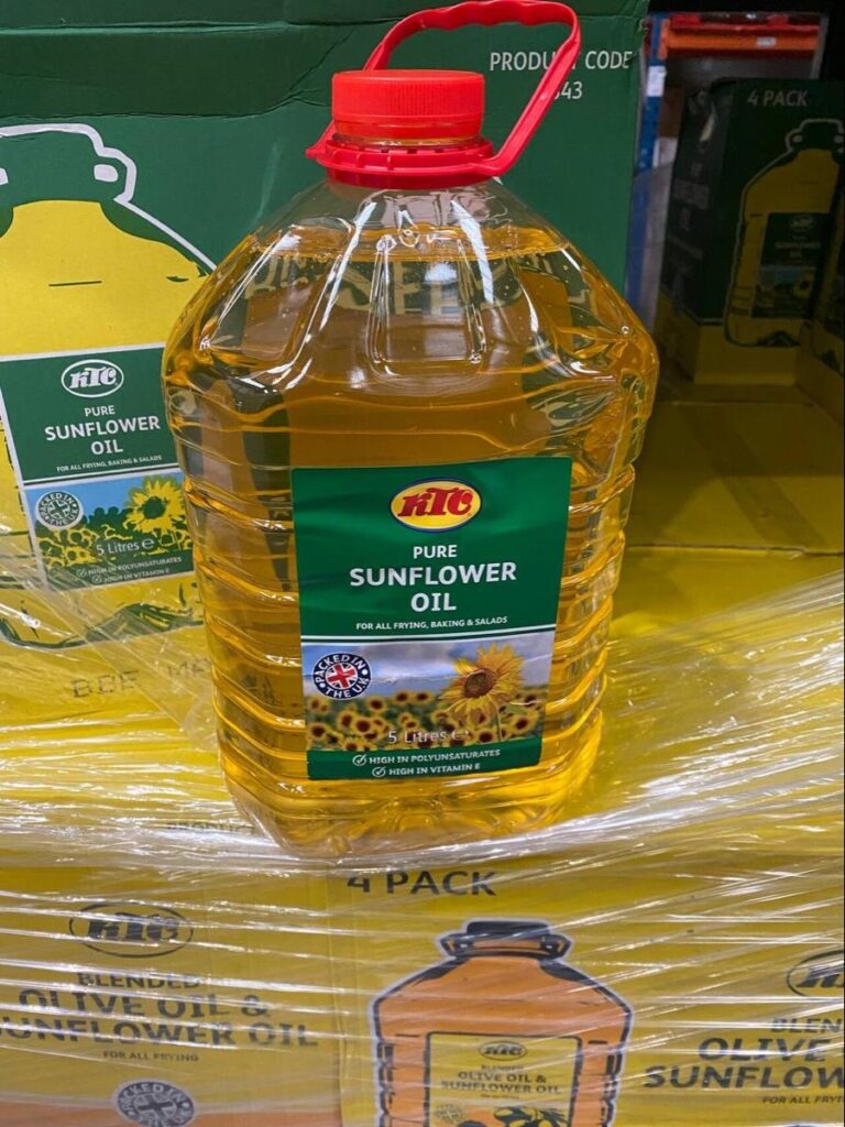 Cooking oil inventory for retailers