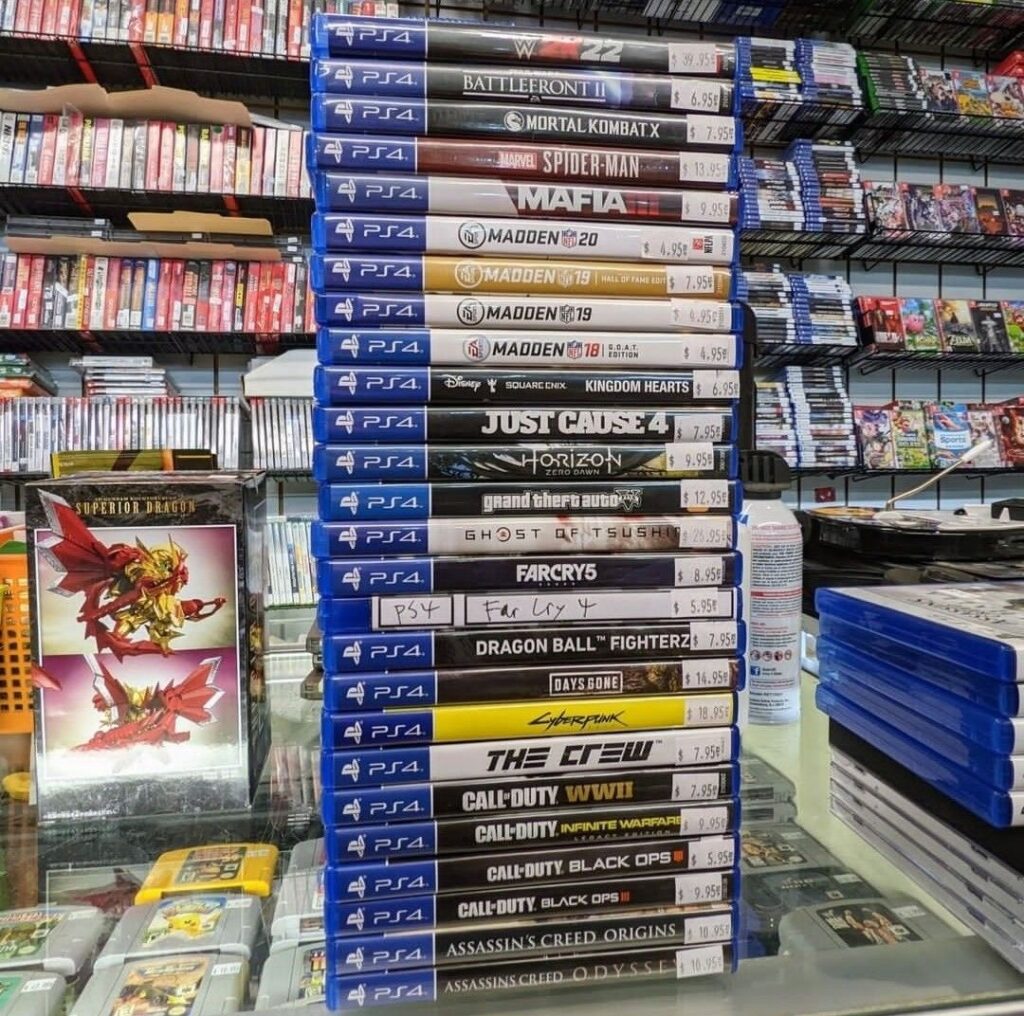 Gaming collectibles liquidation pallets