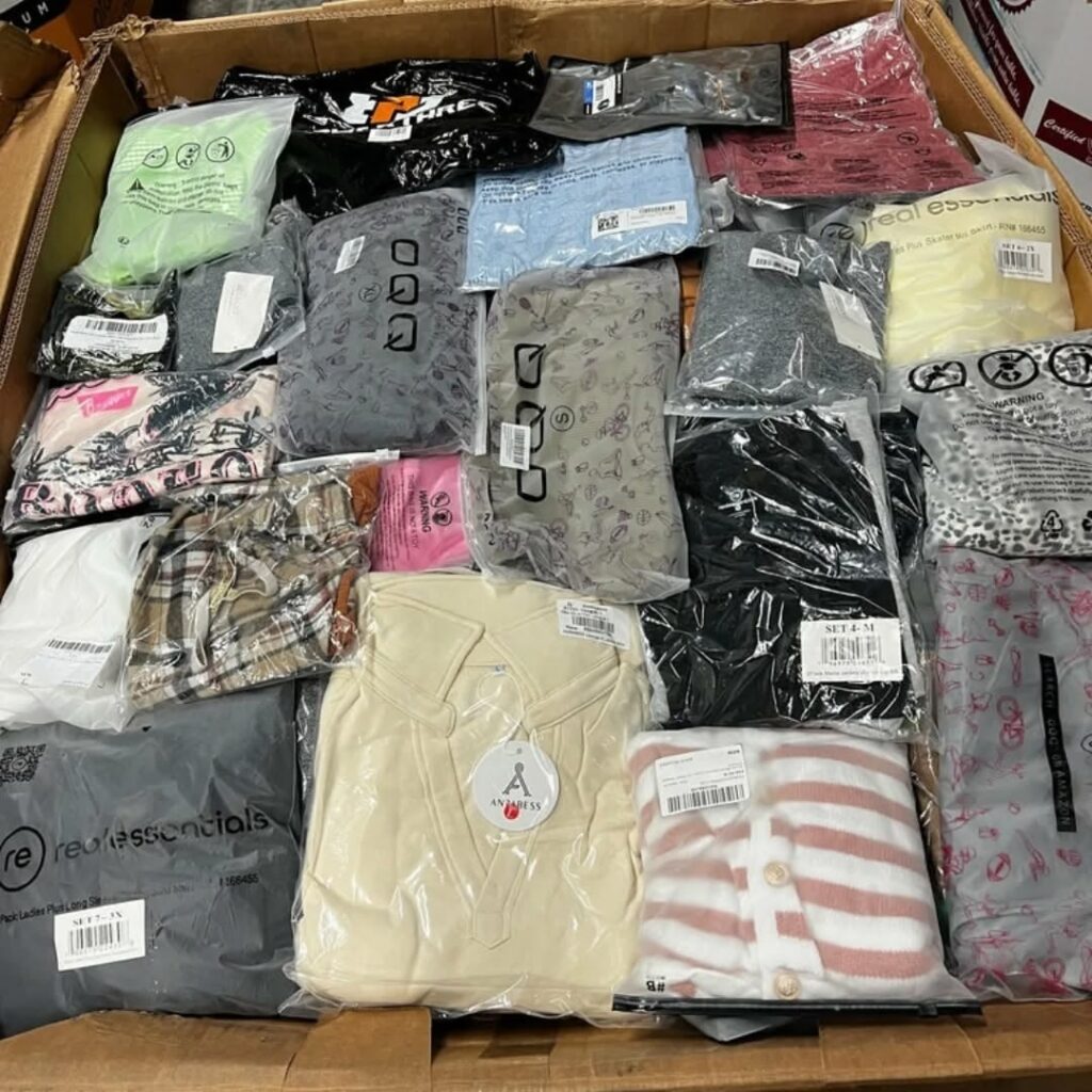 Mixed Clothing Liquidation Pallets: Buy Wholesale Apparel Inventory for Maximum Resale Profits Clothing reseller inventory pallets