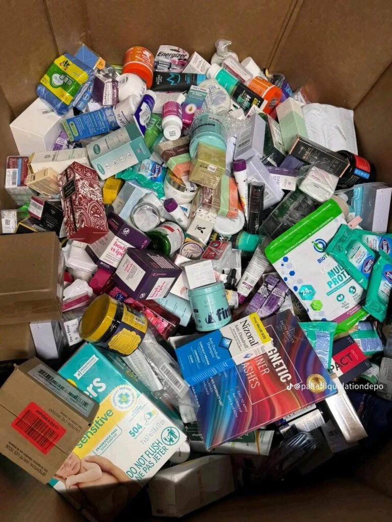 Mixed Cosmetics Liquidation Pallets: Buy Wholesale Beauty Inventory for Maximum Resale Profits Cosmetics reseller inventory pallets